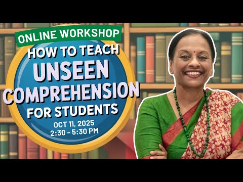 Видео: Как научить студентов понимать прочитанное | Онлайн-семинар для учителей | Уша Пандит
