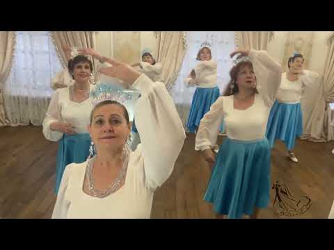 Видео: Новогодняя открытка от ансамблей "Ретро" и "Акварель"