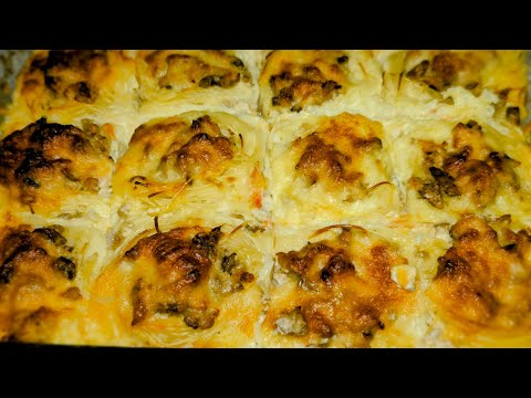 Видео: Ужин за полчаса: Гнёзда из Макарон с фаршем