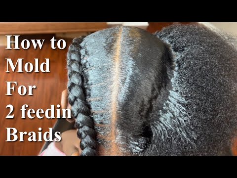 Видео: Как формировать волосы для двух косичек