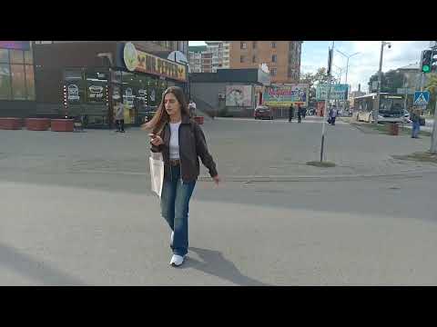 Видео: (257)Прогулка в центре г.Сем-ска.