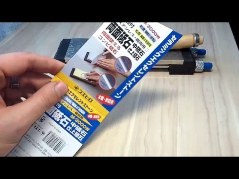 Видео: Точильный камень Suehiro M-3000W. #1000/3000,Япония. Алмазы DMD #400/1000,Китай.