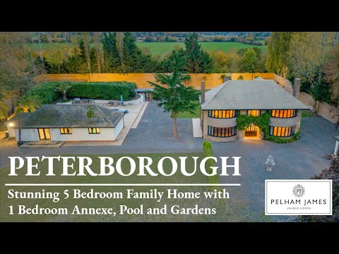 Видео: Внутри исключительного дома стоимостью 1,25 млн фунтов стерлингов с бассейном и домиком у бассейн...