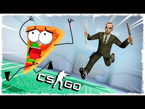 Видео: ПИЦЦА vs ГОЛОДНЫЙ СМИТ МАНЬЯК!!! УГАР В CS:GO!!!