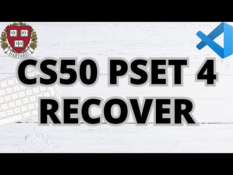 Видео: ВОССТАНОВЛЕНИЕ CS50 | НАБОР ПРОБЛЕМ 4 | РЕШЕНИЕ