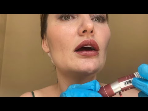 Видео: Асмр о помаде звуки пипетки Сыворотка колпачки тональный крем