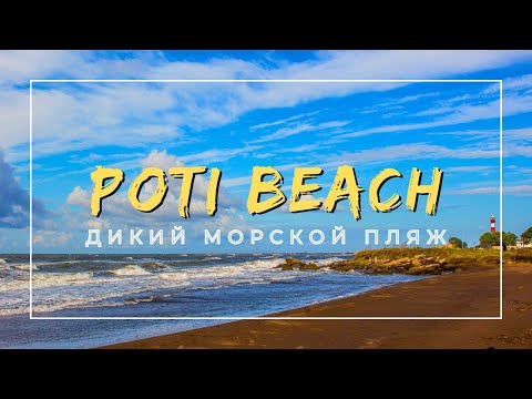 Видео: Прогулка до дикого пляжа в г. Поти, Грузия | Чёрное море