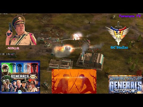 Видео: Без бульдозеров только в атаку!!! - Command & Conquer: Generals - Zero Hour \ генералы Зеро Хоур