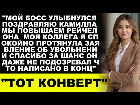 Видео: Мой босс повысил ленивого коллегу а не меня Но когда он дочитал моё заявление об увольнении до конца