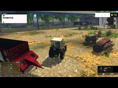 Видео: Farming Simulator 2015- Карта Полевое 2(4)