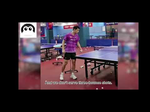 Видео: Чжан Чжике. Подача. 