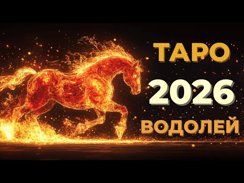 Видео: Водолей: Прогноз Таро 2026