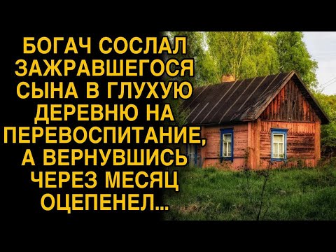 Видео: Богат отвез сына в деревню на перевоспитание, а вернувшись через месяц...