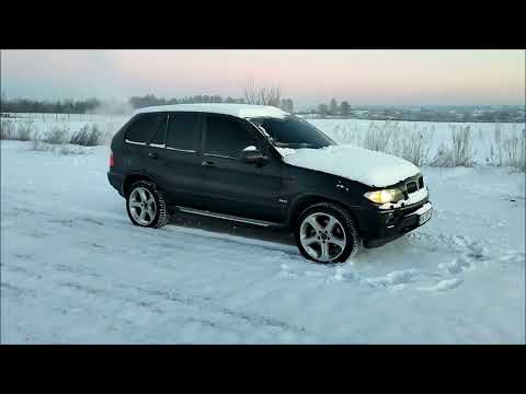 Видео: BMW X5 (E53)3.0d в мороз -20