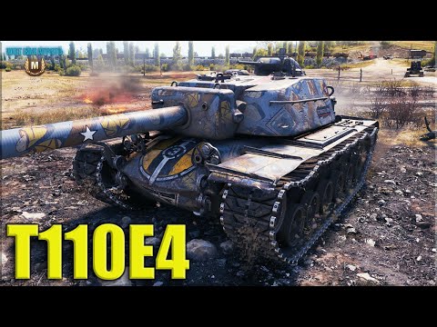 Видео: Два ЛБЗ за бой на T110E4 ✅ World of Tanks ПТ-10 США