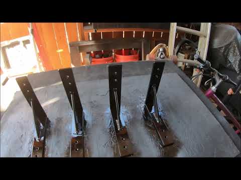 Видео: DIY Project. COUNTERTOP MOUNTS. Работы с железом. Декоративные уголки из металла на кухню.