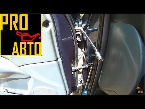 Видео: ЗАМЕНА ДВЕРНЫХ ПЕТЕЛЬ, НИССАН АЛЬМЕРА КЛАССИК
