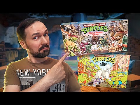 Видео: Настолки TMNT Pizza Power и Power Game — Прокачка