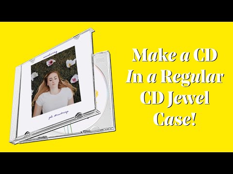 Видео: Сделай сам: создай компакт-диск в обычном футляре для компакт-дисков (буклет + задняя обложка + э...