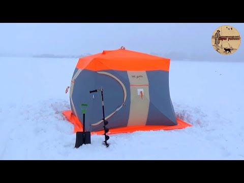 Видео: Зимняя рыбалка, палатка, коромысло,первый раз тут ловлю. Сamping ,fishing,bushcraft,