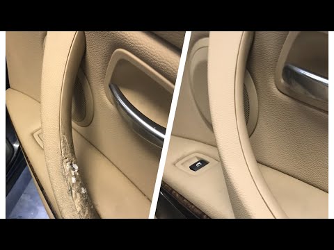 Видео: Как заменить внутреннюю ручку двери BMW e90 3 серии - Замена расплавленной внутренней ручки двери...