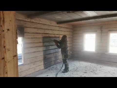 Видео: Очищаем дом от пожара пескоструем! Снос крольчатника.