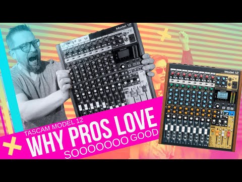 Видео: Почему профессионалы любят звуковую панель Tascam Model 12 MTR