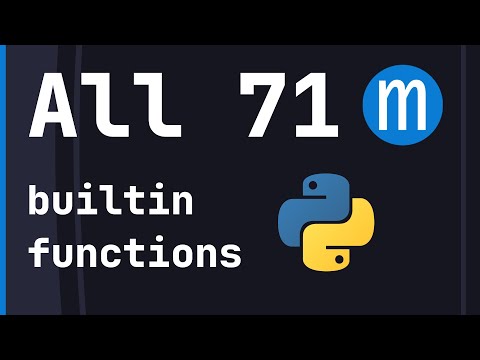 Видео: Все 71 встроенная функция Python