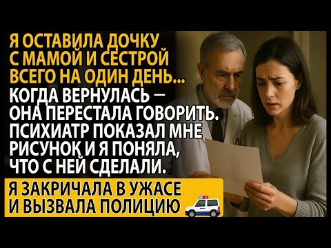 Видео: Почему дочь перестала говорить после ночи у бабушки? Тайна в рисунках (Травма, предательство, правда