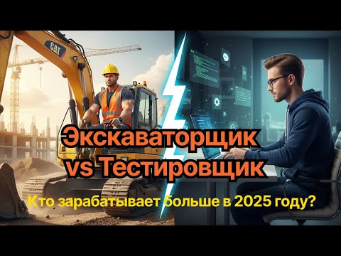 Видео: 👉 Экскаваторщик vs Тестировщик 💥 Кто реально зарабатывает больше в 2025 году?