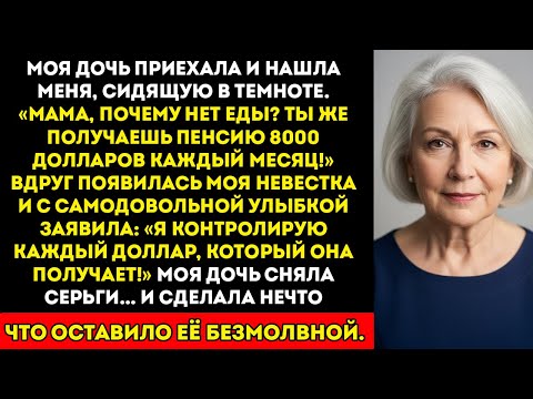 Видео: Моя Невестка Контролировала Мою Пенсию В 8 000 Долларов, Пока Я Голодала, А Потом Моя Дочь Узнала
