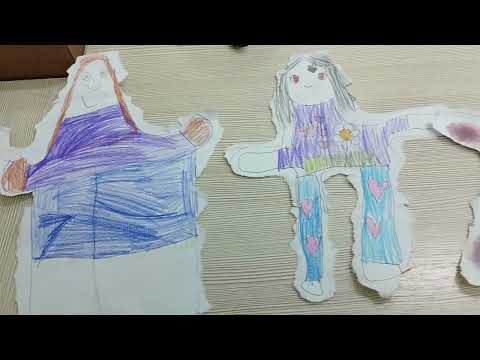 Видео: Упражнение "Бумажный человечек". Арт-терапия с детьми.