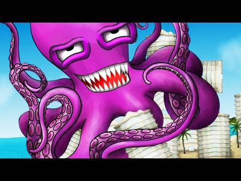 Видео: ОСЬМИНОГ ПОЖИРАЕТ ГОРОДА!  ► Tasty Planet Forever |3| Прохождение