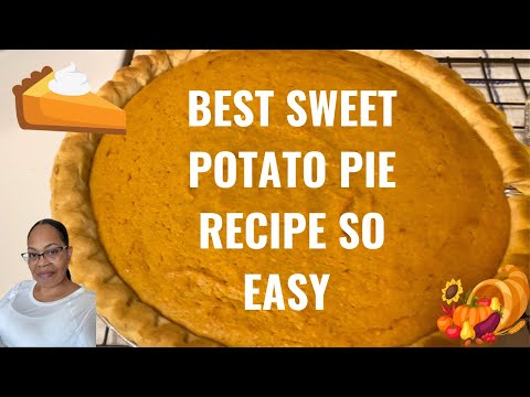 Видео: 🥧ЛУЧШИЙ РЕЦЕПТ ПИРОГА ИЗ СЛАДКОГО КАРТОФЕЛЯ 🍠 #GOODEATS #EricandTeresa #Thanksgivingcok