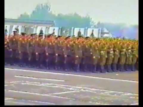 Видео: Строевой смотр В/Ч ПП 83110 (май 1991 г.) 174 мот.стрел. полк Германия Вайсенфельс (Часть 3)