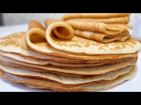 Видео: Мой лучший рецепт. Блинчики на кефире.