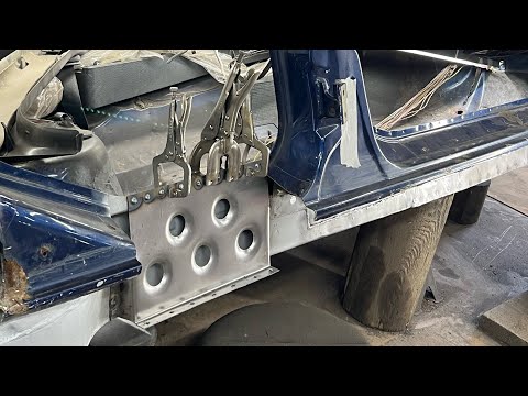 Видео: Bmw e36 задний усилитель порога и поддомкратника (кастом)