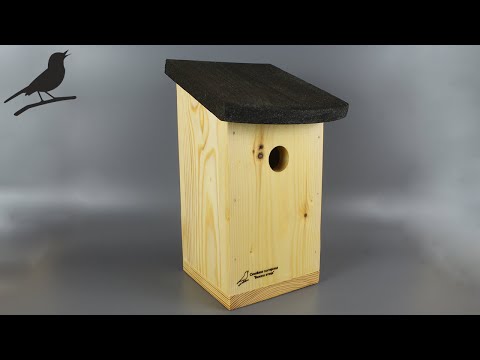Видео: Малый синичник (Мухоловочник). Конструкция и размеры