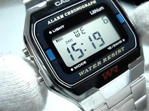 Видео: Обзор и настройка часов Casio Retro Watches A163WA-1QGF