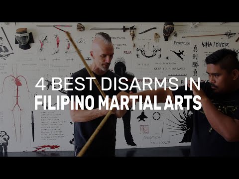 Видео: Четыре лучших обезоруживающих приема в филиппинских боевых искусствах