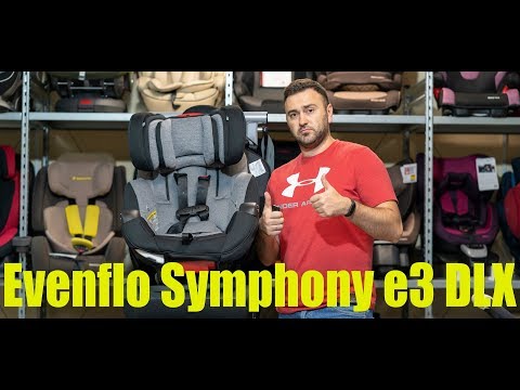 Видео: Evenflo Symphony e3 DLX – автокресло с рождения до 10 лет