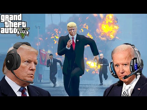 Видео: Президенты США переживают конец света в GTA 5