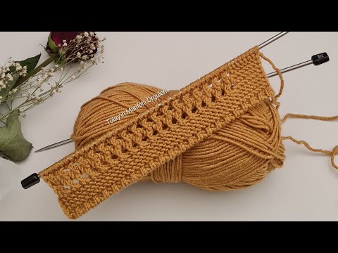 Видео: Ажурная НОВАЯ схема вязания спицами ✅️ Схема вязания жилета-шали-кардигана-свитера 🧿