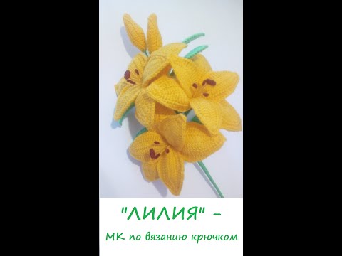 Видео: "ЛИЛИЯ" -  МК по вязанию крючком