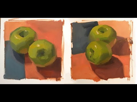 Видео: Картина маслом с Сарой Седвик: «Перевёрнутые двадцатые»