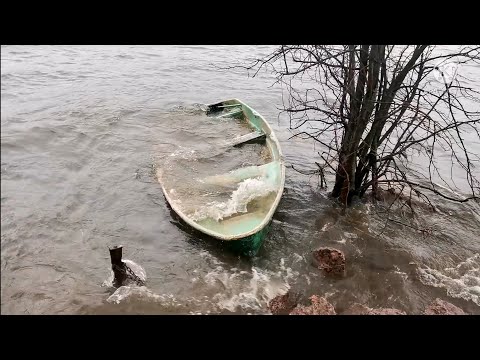 Видео: Восстановление лодки пелла фиорд после шторма.