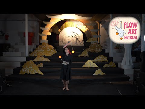 Видео: Алиса Сафина \ Пои \  Flow Art Retreat 2024