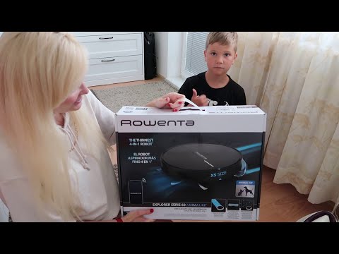 Видео: Обзор робота-пылесоса Ровента. Стоит ли? Отзыв после использования.
