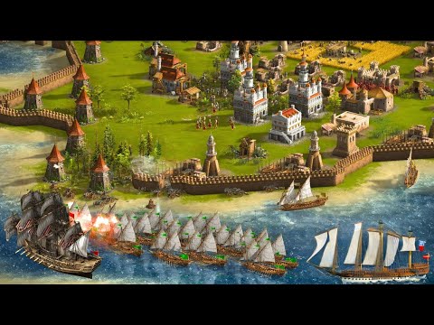 Видео: Голодные игры на 16 игроков Казаки 3 СТРИМ🏰😼🌊⛵️