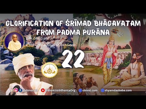 Видео: SBru251028 Прославление Шримад-Бхагаватам из Падма-пураны #22